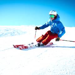 skiing